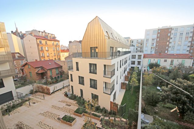 Résidence de 94 logements vue grand angle