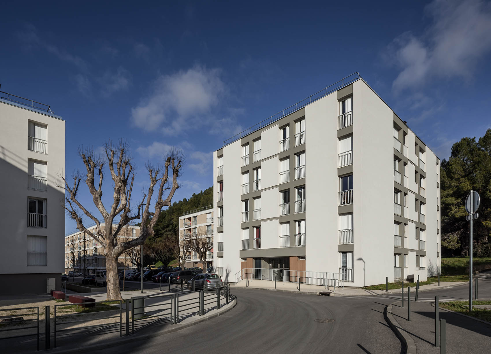 Réhabilitation d'une résidence de 168 logements pour Famille et Provence.