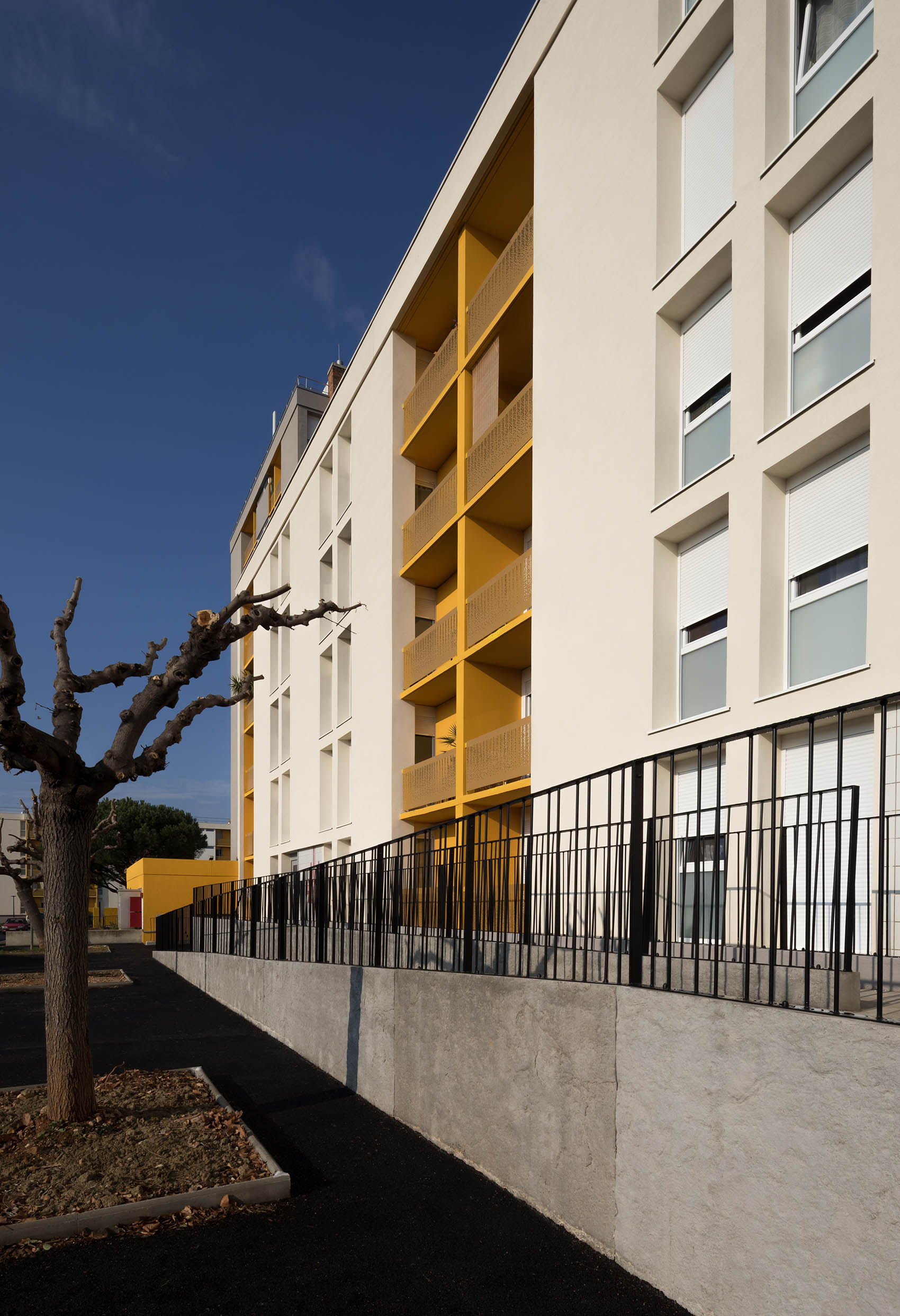 Résidence Le Béalet, vue sur balcons